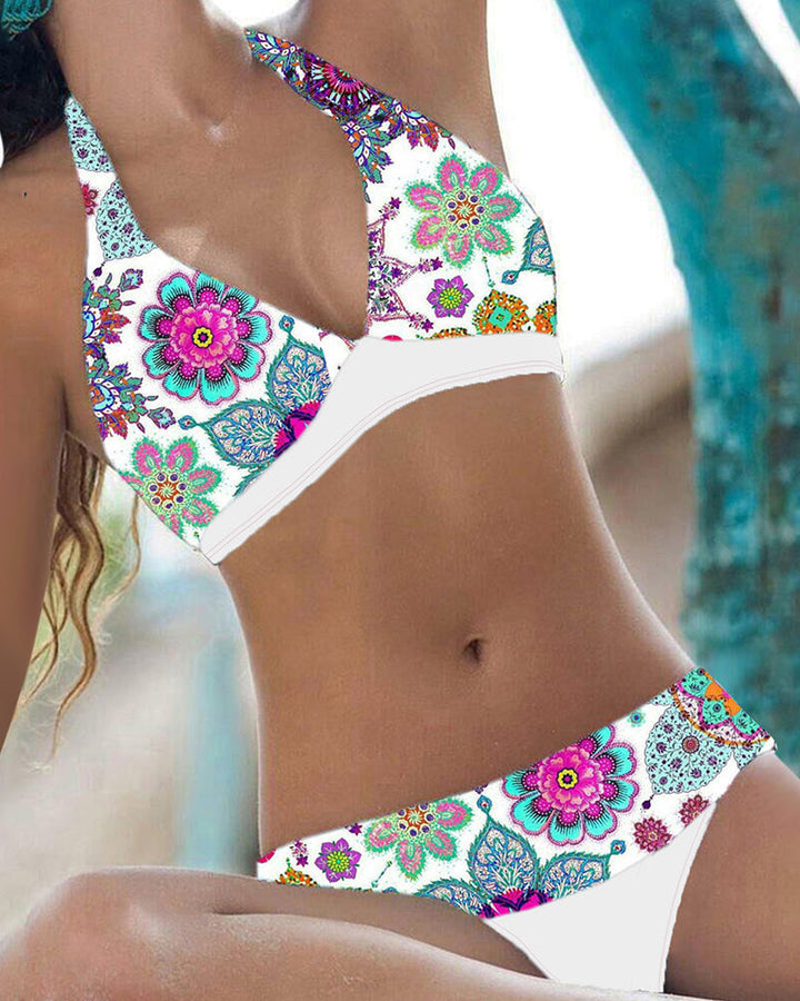 Rima - Bikini Set with floral pattern