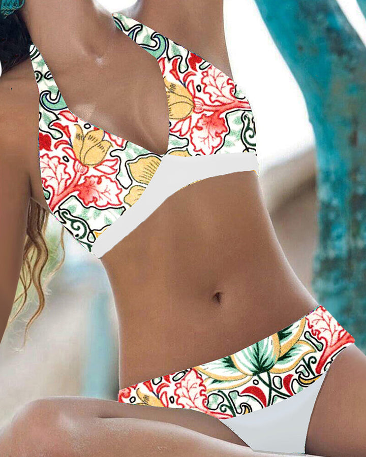 Rima - Bikini Set with floral pattern