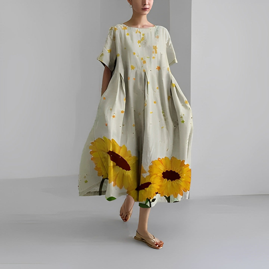 Ihi - Boho Floral Spring Dress