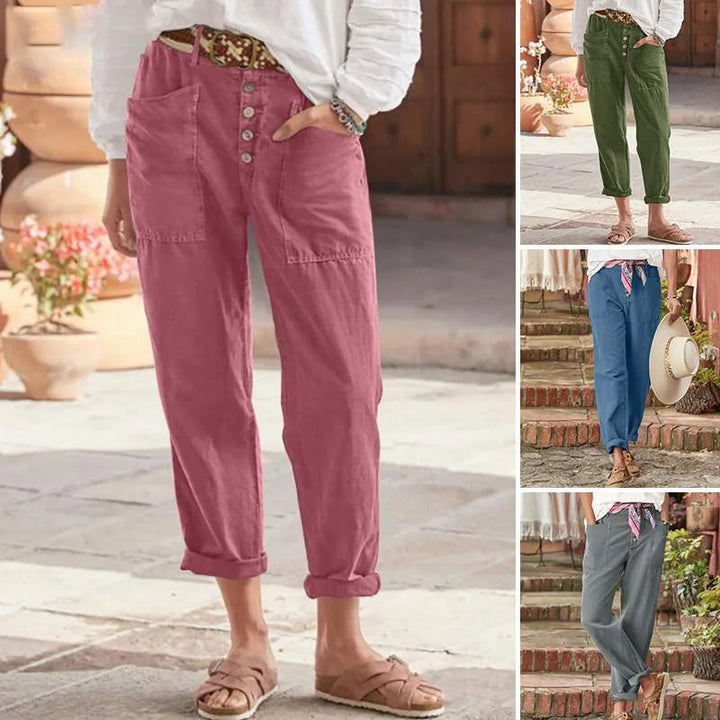 ELISE - Breathable Luxe Linen Pants