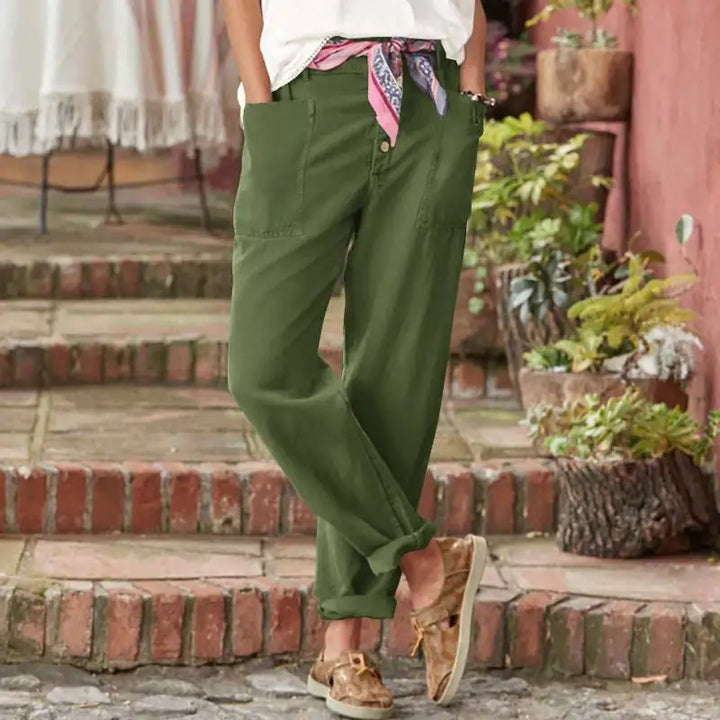 ELISE - Breathable Luxe Linen Pants