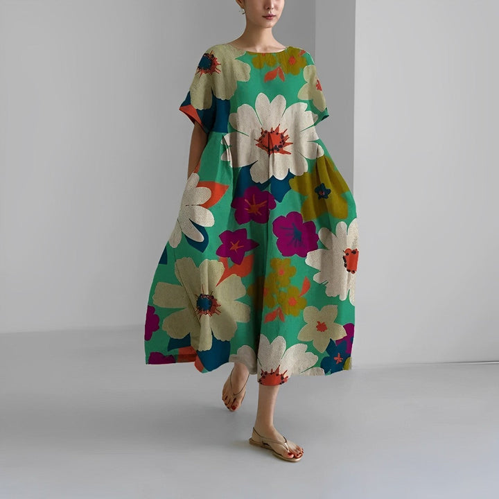 Ihi - Boho Floral Spring Dress