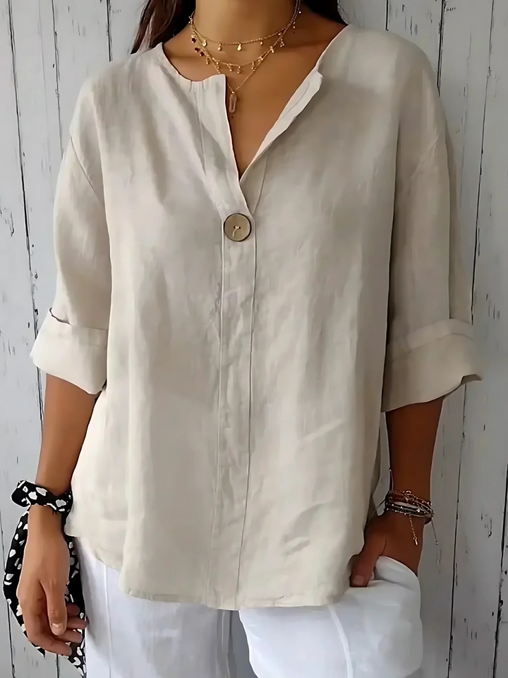 Mia™ | Casual V-neck Blouse