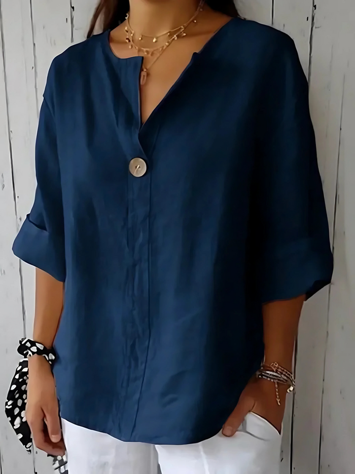 Mia™ | Casual V-neck Blouse