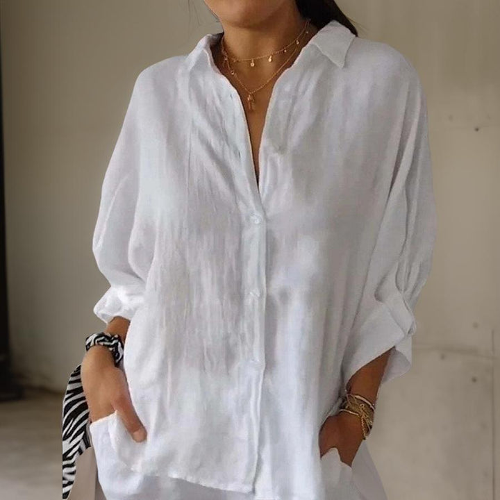 Ria™ - Casual V-neck Blouse