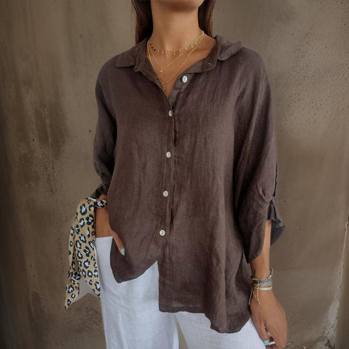 Ria™ - Casual V-neck Blouse