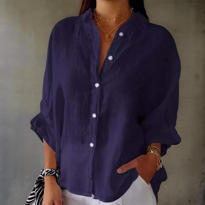 Ria™ - Casual V-neck Blouse