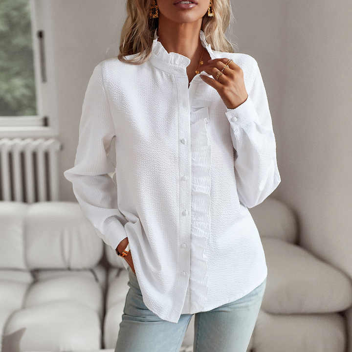 Belle - Elegant Polo Blouse